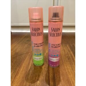 2 SALON SELECTIVES HAIRSPRAY Volumizing And Flexible 1&2 Mostly Full
